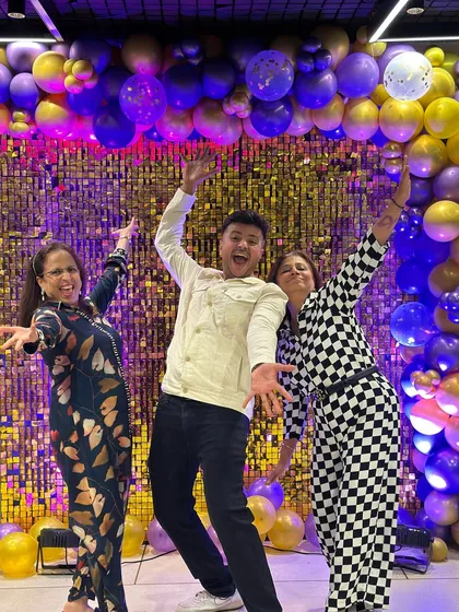 More celebratory poses with my students who bring so much life and energy to every event.