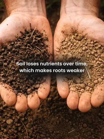 Over time, soil loses its nutrients, which can lead to weaker roots and a struggling plant. We address this with soil conditioning and proper fertilization.