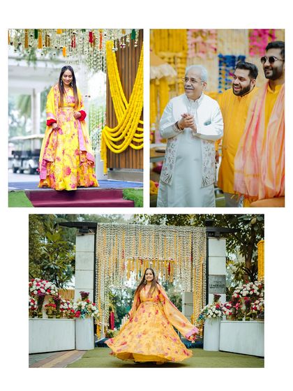 Vibrant Haldi Ceremonies photo 11