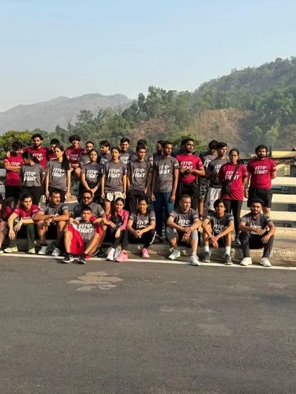 A moment of rest with the team during our training camp. These experiences, filled with adventure and hard work, create lasting memories and strengthen our community.