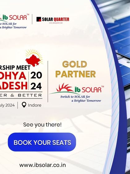 We were proud to be a Gold Partner for the SolarQuarter State Leadership Meet in Madhya Pradesh. This event brought together solar giants to discuss the growth of the renewable energy sector in the state.