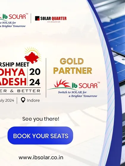 We were proud to be a Gold Partner for the SolarQuarter State Leadership Meet in Madhya Pradesh. This partnership underscores our commitment to supporting renewable energy growth across India.