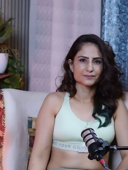 Some stills from my first podcast shoot. It was a great experience, and I'm excited to share more about my passion for fitness and wellness.