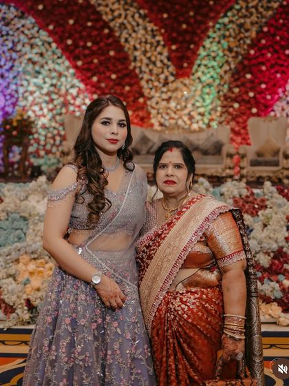 Another beautiful mother-daughter duo. I styled both for a reception, using age-appropriate techniques to ensure both felt comfortable and looked their best.