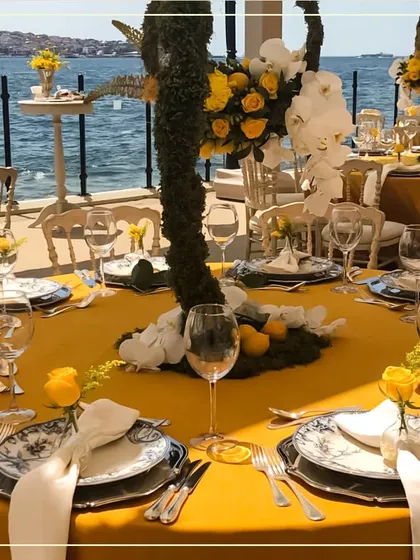 A breathtaking seaside wedding reception we catered, where the menu was as stunning as the ocean view. This is how we bring destination wedding dreams to life, with elegant tablescapes and flawless service against a magnificent backdrop.