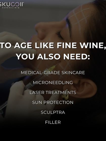 To age like fine wine, your skin needs more than just wrinkle relaxation. I incorporate medical grade skincare, collagen stimulators like Sculptra, and dermal fillers into my treatment plans to address all aspects of skin aging.
