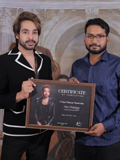 It's great to see male artists joining the field with such passion. Congratulations to this graduate.