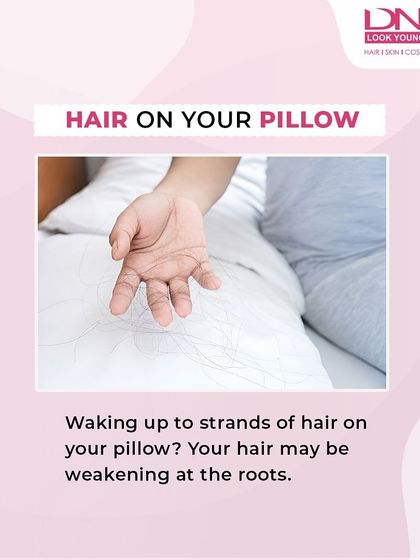 Waking up to find many strands of hair on your pillow is another warning sign. This suggests your hair roots are weakening, and it's a good time to seek a professional diagnosis to understand the cause.
