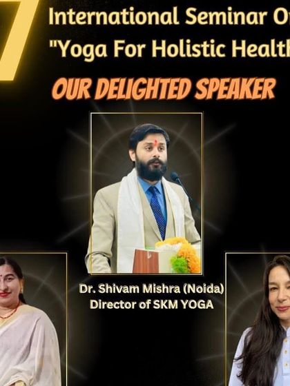 I was delighted to be a featured speaker at the 7th International Seminar on "Yoga For Holistic Health," organized by the renowned Nisha Joshi Yoga Academy.