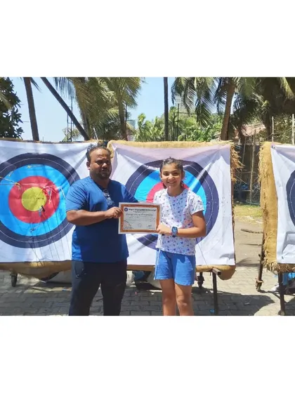 This young lady was a quick learner during our summer camp. Here she is, happy to have completed the course.
