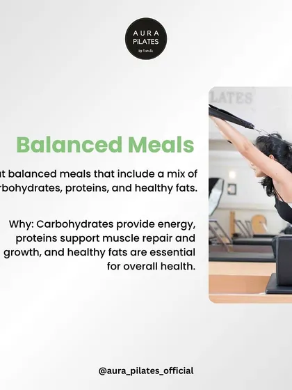 Tip 2: Eat Balanced Meals. A mix of carbohydrates for energy, proteins for muscle repair, and healthy fats for overall health is key.