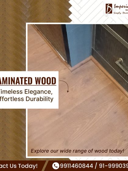 Our laminated wood offers timeless elegance and effortless durability. It's a strong, long-lasting, and affordable choice for any room in your home. The simple installation process means you can enjoy your new floors sooner.