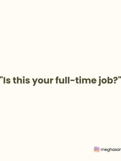 "Is this your full-time job?" Yes, for many of us, dance is a serious profession that requires full-time dedication, just like any other career.