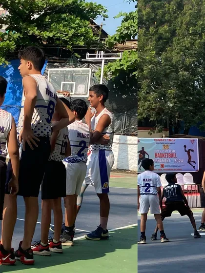 Young players strategizing during a break in the game. We foster an environment of teamwork and sportsmanship in all our youth tournaments.