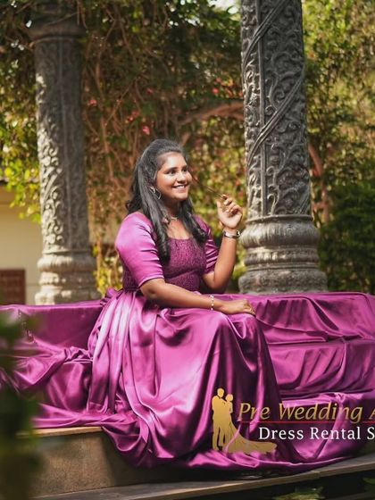 Pre Wedding Attire - Pre-Wedding Outfit Rental Dramatic Flying & Trail Gowns photo 15