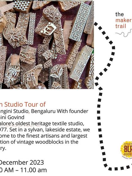 Our Open Studio Tour announcement for the Unboxing Bangalore Habba. We were proud to be part of this city-wide celebration of artistry and culture.