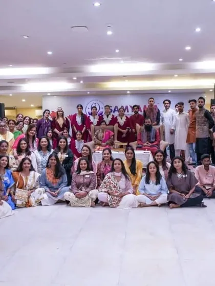 A group photo capturing the diversity and unity of our participants in Kashmir. People from all walks of life come together to share in this journey of soul-level healing.