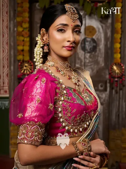 Blouse House by Mahitha Prasad - Custom Blouse Design & Embroidery The Katha Collection: Stories in Silk photo 11