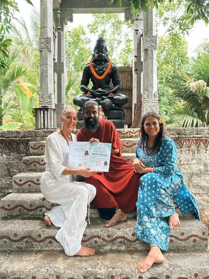Another beautiful graduation photo at the outdoor shrine. Each certificate represents a journey of dedication, transformation, and newfound purpose.