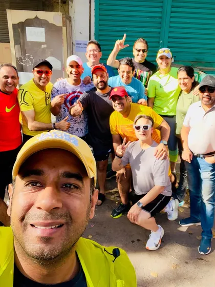 A selfie with the birthday boy and the whole crew. We are always there to celebrate with our members.