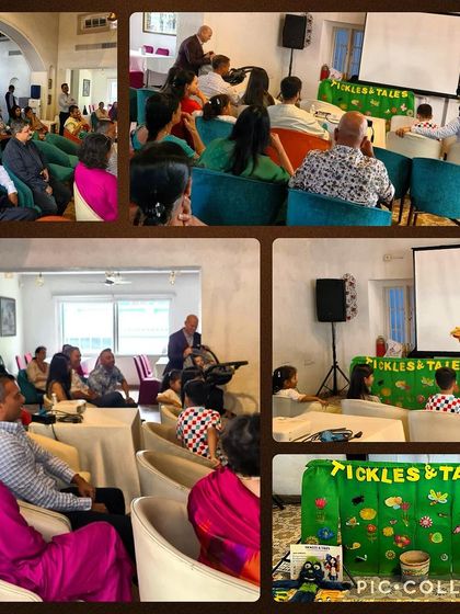 I was invited to entertain the kids at a family gathering. Even with a small group of children, I was so happy to have an engrossed adult audience enjoying the storytelling too.