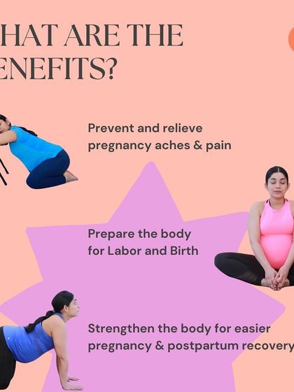 The benefits of prenatal yoga are immense. It helps prevent aches and pains, prepares your body for labor, and strengthens you for a smoother postpartum recovery.