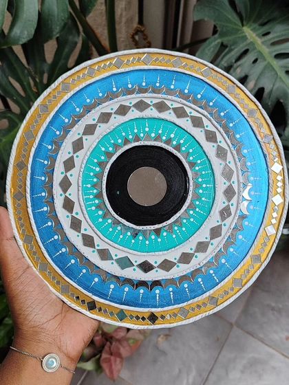 Anesha Artgallery - Indian Folk Art & Home Decor Lippan Art: Mud & Mirror Magic photo 6