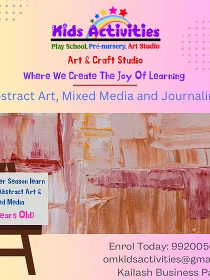 This summer, we invite kids aged 7-14 to learn all about Abstract Art and Mixed Media. We also offer journaling sessions to encourage self-expression through both words and visuals. These classes are available for moms too.