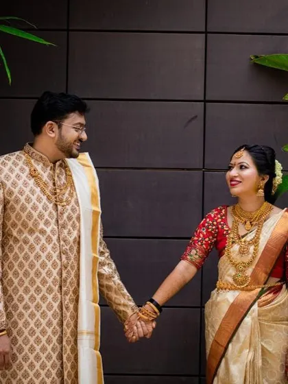 Finding a partner who you can connect with is the most important step. I focus on matching personalities and values, leading to beautiful moments like this one between Pradyumna and Pratheeksha, a couple I had the pleasure of uniting.