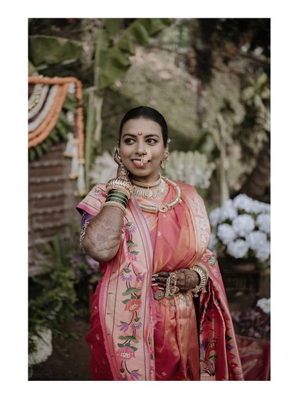 Maharashtrian Brides: The Nauwari & Paithani Look photo 15