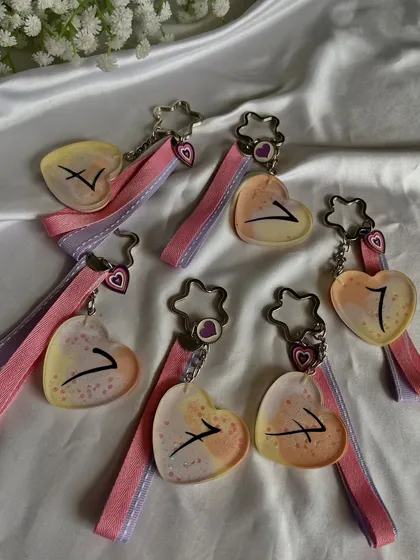The full collection of my BTS '7' tattoo keychains. A meaningful piece of fan-made merch for any ARMY.