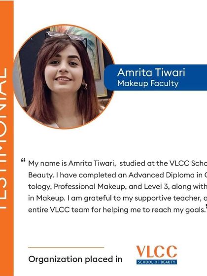 VLCC School of Beauty - Degree Programs in Beauty & Wellness Student Success & Placements photo 10