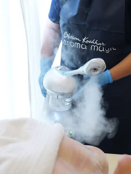 The steam from the facial machine helps to soften the skin and loosen debris in the pores. It also enhances circulation, bringing more oxygen and nutrients to the skin cells.