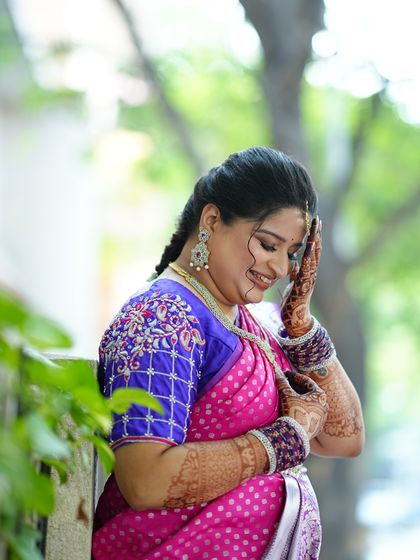 Himabindu - Bridal Makeup Engagement & Reception Glam photo 11