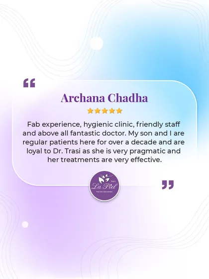 We are grateful for this review from a loyal patient of over a decade. It reflects our commitment to providing a hygienic clinic, a friendly team, and pragmatic, effective treatments for the entire family.