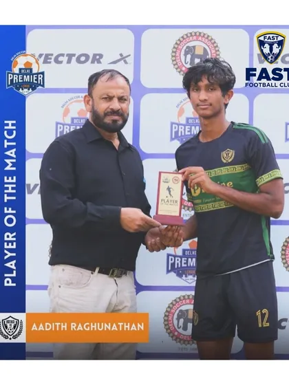 Another Player of the Match award for Aadith RP, highlighting his consistent high-level performances in a senior league.