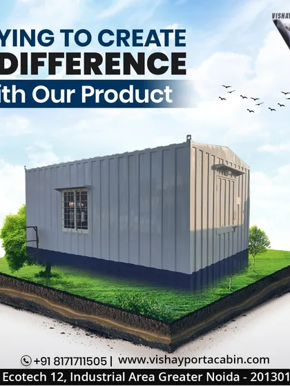 Our mission is to make a difference with our products by offering high-quality, transportable building solutions. This simple cabin on a plot of land represents the core of what we do.