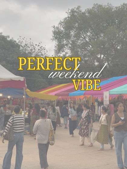 The bustling atmosphere of the Dastkar Bazaar. My layout design with colorful canopies and clear pathways creates the perfect weekend vibe for visitors to explore and shop from local artisans.