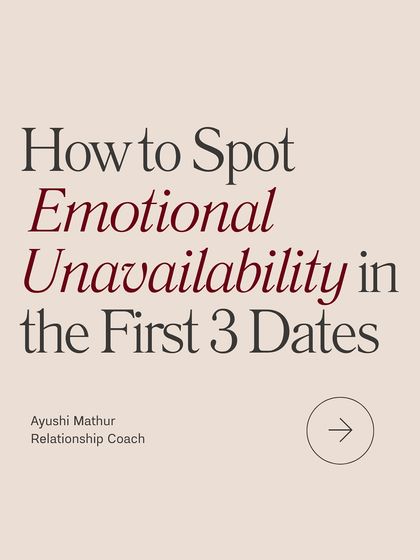 **Here is how to spot emotional unavailability in the first three dates.** Look for inconsistent communication patterns, where they are intensely engaged then disappear. Notice if they keep conversations surface-level, avoiding vulnerability. Vague future plans and how they talk about their exes are also major clues.