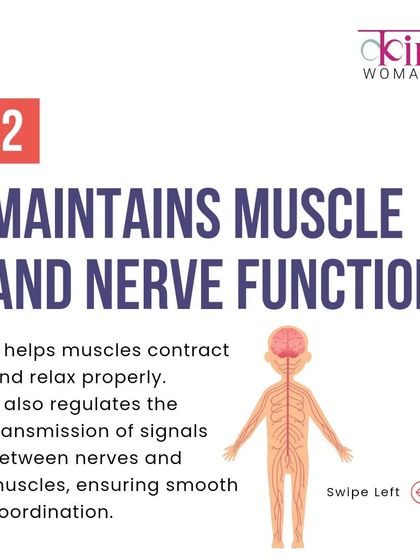 Magnesium is crucial for maintaining proper muscle and nerve function. It helps regulate signals between your brain and body, ensuring smooth coordination.