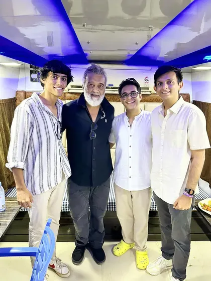 A truly special moment, getting to hang out with the legendary Lucky Ali, who I've had the honor of opening for. It's inspiring to be around artists I admire.