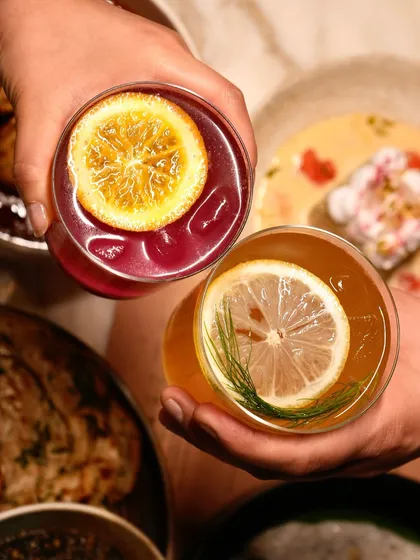 A toast to good food and great company. Our colourful cocktails are the perfect companions to a table filled with our signature regional Indian dishes.