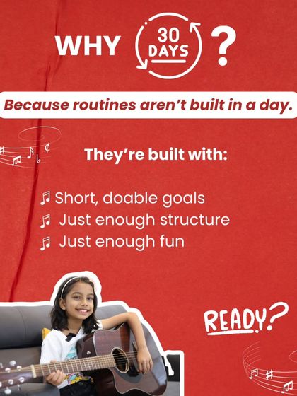 Why a 30-day challenge? Because routines are built with short, doable goals, just enough structure, and just enough fun.