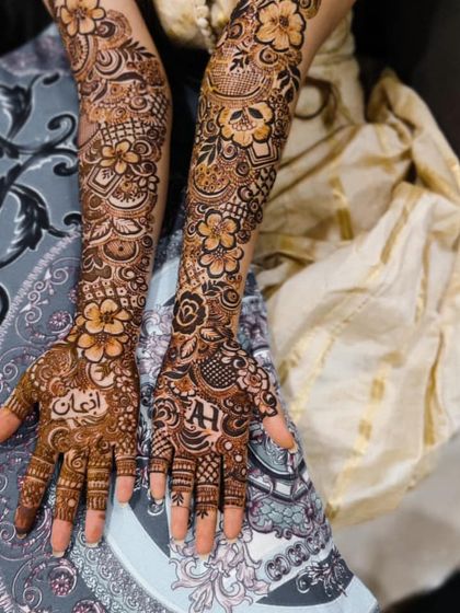 Mehendi Art by Nishat - Mehndi (Henna) Artistry Elaborate Bridal Henna photo 102