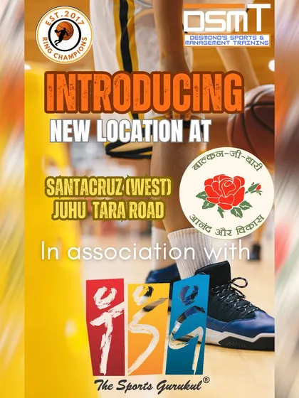 We are growing. I'm excited to announce our new basketball training center in Santacruz West, in association with The Sports Gurukul, to bring our coaching to more young athletes.