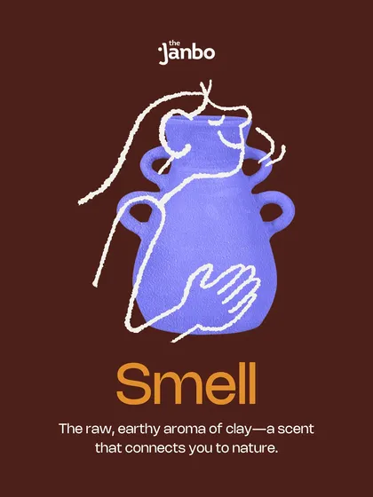 Connect with nature through the raw, earthy aroma of clay. It’s a scent that grounds you in the present moment and enhances the creative process.