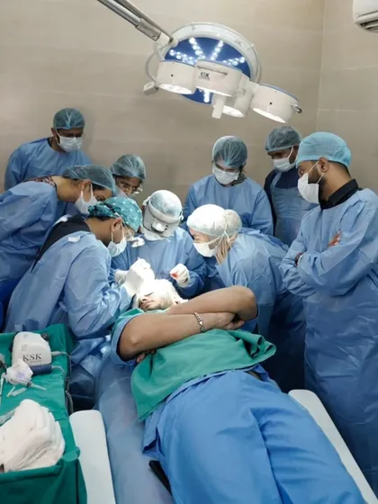 This is where theory meets practice. I believe in direct, supervised hands-on training on patients, ensuring every doctor I train develops the real-world surgical skills and confidence needed for excellent FUE hair transplant outcomes.