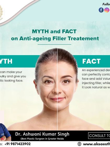 There is a myth that fillers make your face look bulky or plastic. The fact is, an experienced surgeon can use fillers to expertly contour your face and add volume while ensuring the result looks completely natural.
