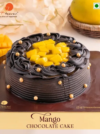 A match made in dessert heaven. Our Mango Chocolate Cake combines a rich, decadent chocolate cake with the sweet, tropical flavor of fresh mangoes.