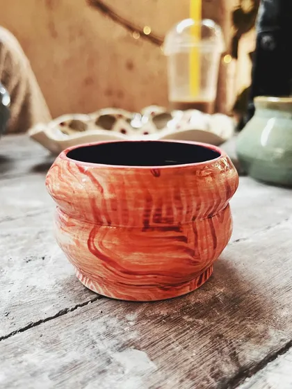 Look at this absolutely beautiful collection from two students who just completed their beginner's course. From a quirky coiled mug to patterned plates and wheel-thrown bowls, their creativity and joy shine through each piece.